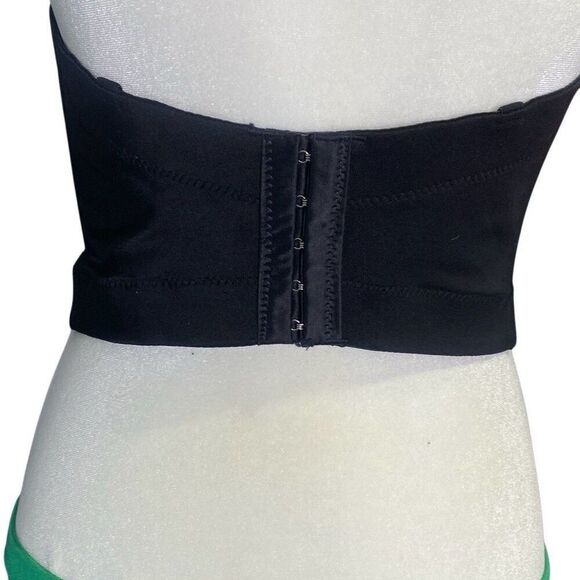 Black Gem Studded Corset Bustier Size 32C - Picture 4 of 6